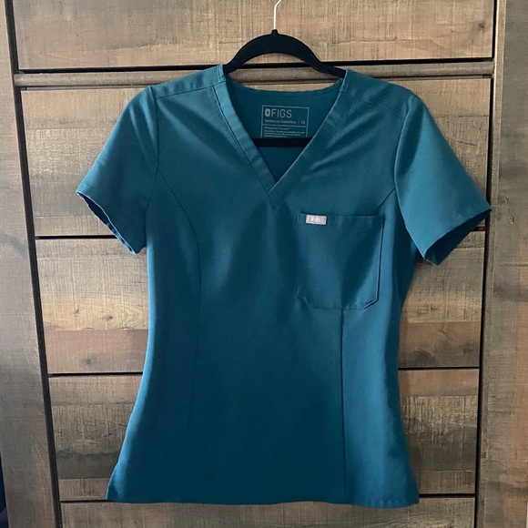 💕Figs Teal Technical Collection Scrub Set 💕 - Picture 3 of 7